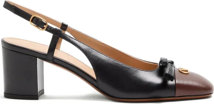 60mm Valet du Roi slingback pumps