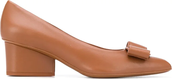 60mm Viva leather pumps