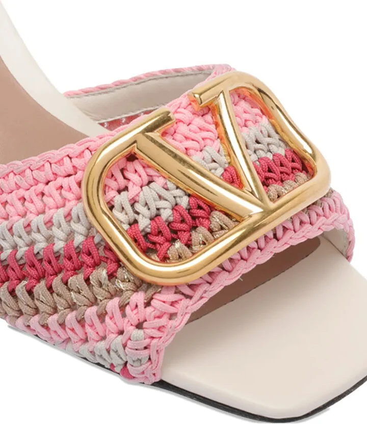60mm VLogo crochet sandals - Image 4