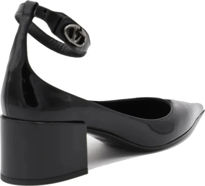 60mm VLogo Lockette leather pumps - Image 3