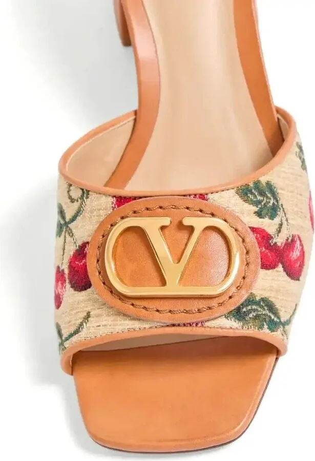 60mm VLogo Signature Cherryfic Sandals - Image 5