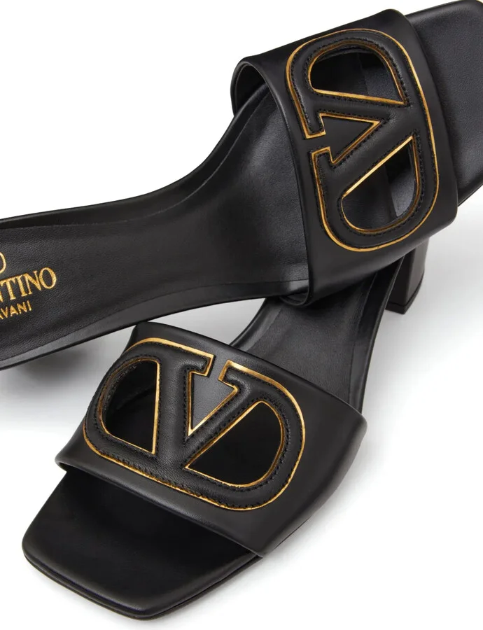 60mm VLogo Signature leather sandals - Image 5