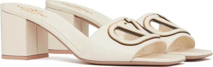 60mm VLogo Signature leather sandals - Image 2