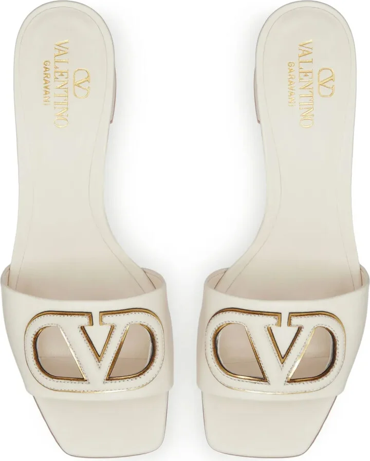 60mm VLogo Signature leather sandals - Image 4