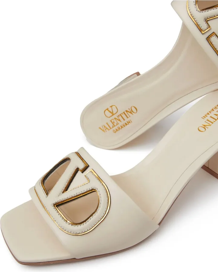 60mm VLogo Signature leather sandals - Image 5