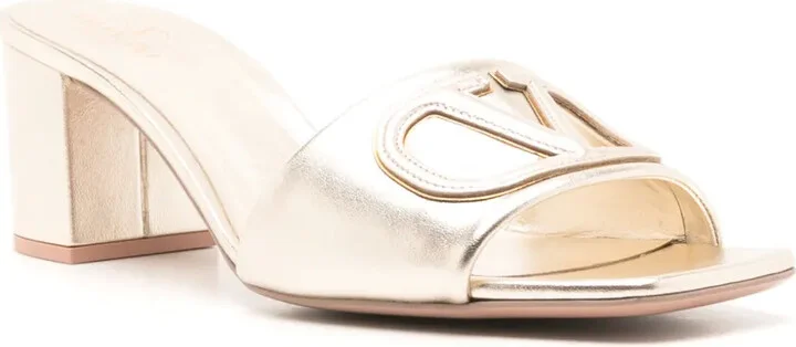 60mm VLogo Signature leather sandals - Image 2