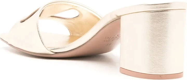 60mm VLogo Signature leather sandals - Image 3