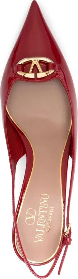60mm VLogo slingback pumps - Image 4