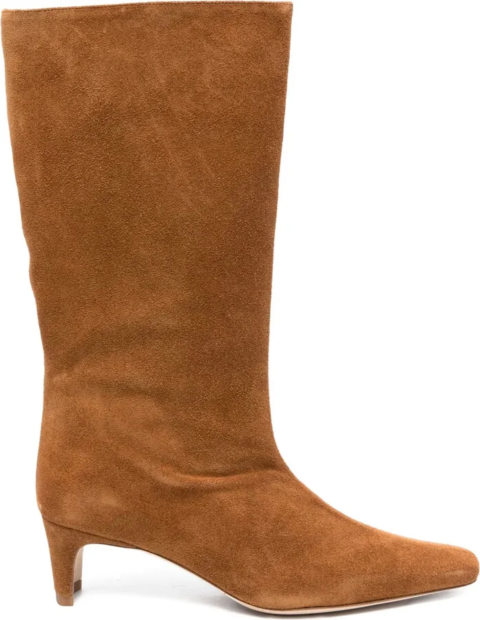 60mm Wally suede leather pointed-toe boots