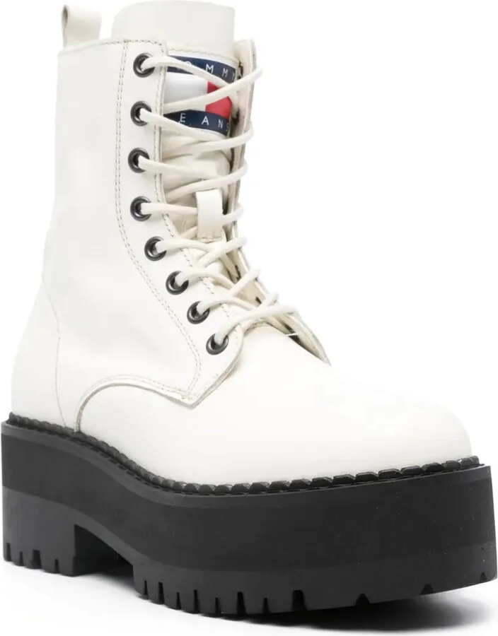 60mm Zip-Up Leather Ankle Boots - Image 2