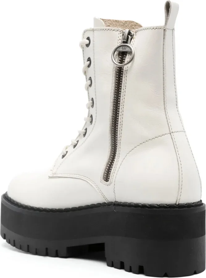 60mm Zip-Up Leather Ankle Boots - Image 3