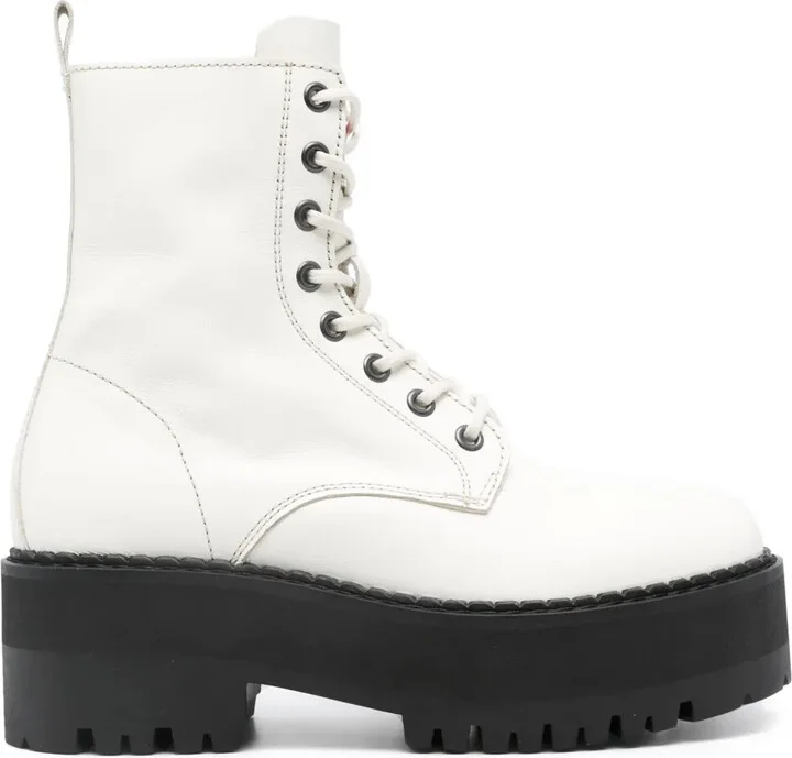 60mm Zip-Up Leather Ankle Boots