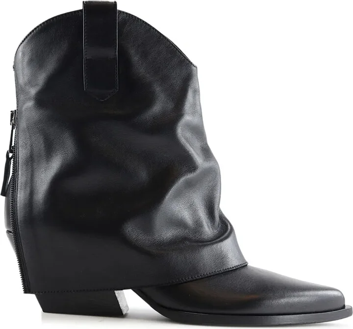 60mm Zorro leather boots
