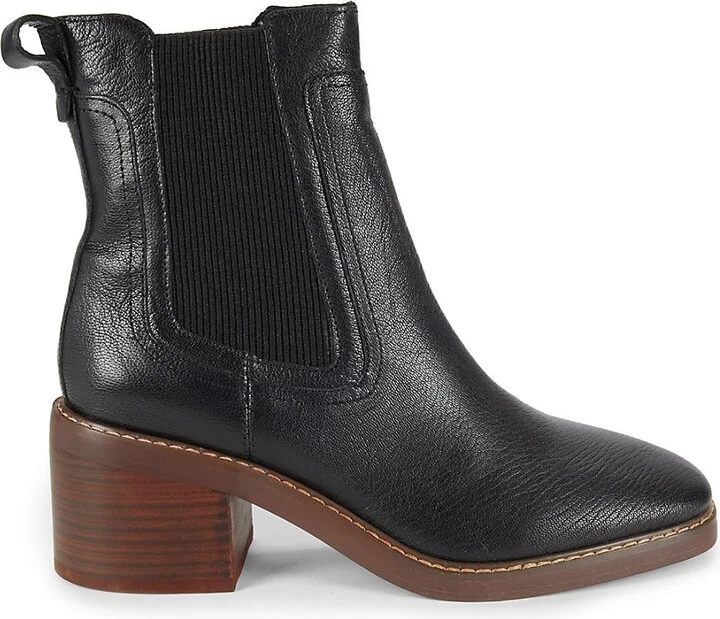 63MM Carmen Leather Chelsea Boots