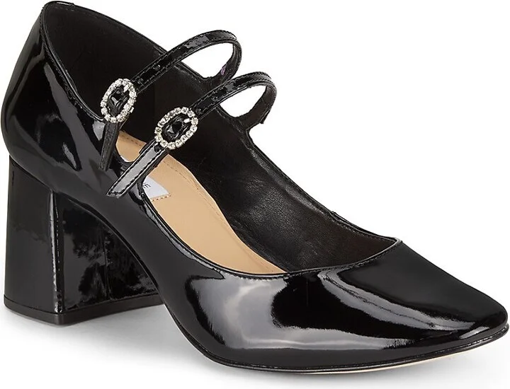 63MM Dual Strap Patent Leather Mary Jane - Image 2