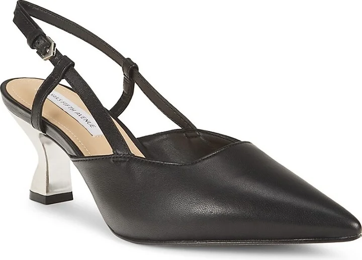 63MM Leather Slingback Pumps - Image 2