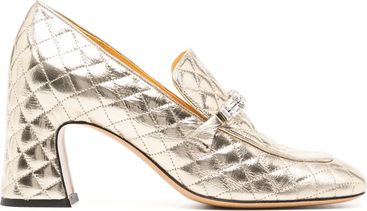 64mm Quilted Leather Pumps