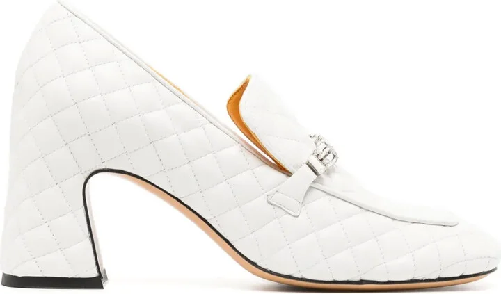 64mm Quilted Leather Pumps