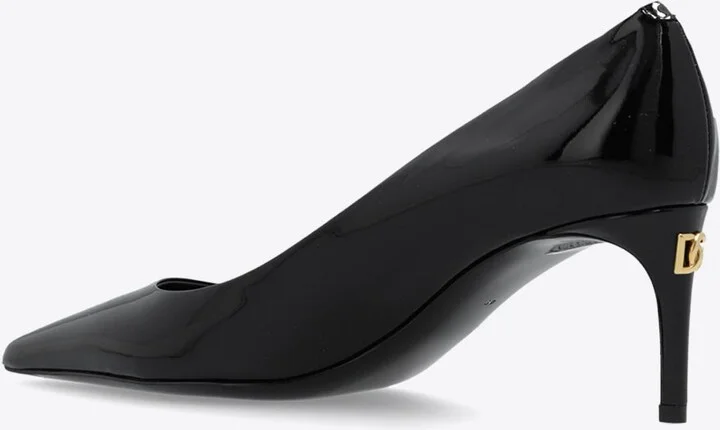65 DG Logo Patent Leather Pumps - Image 2