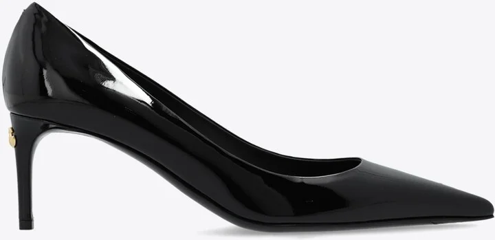 65 DG Logo Patent Leather Pumps