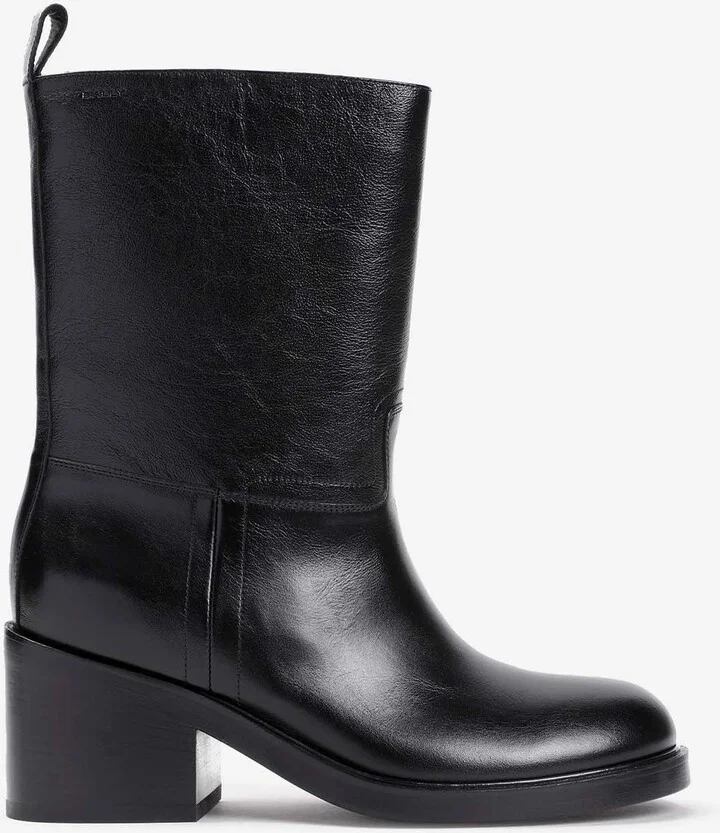 65 Mid-Calf Leather Boots