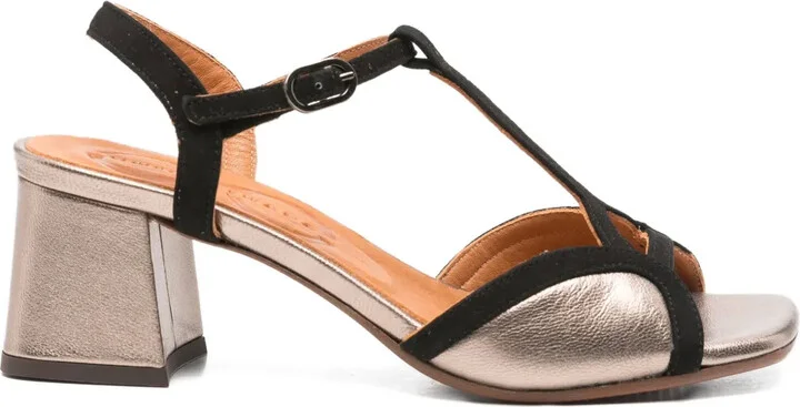 65 mm Lipe leather t-bar sandals