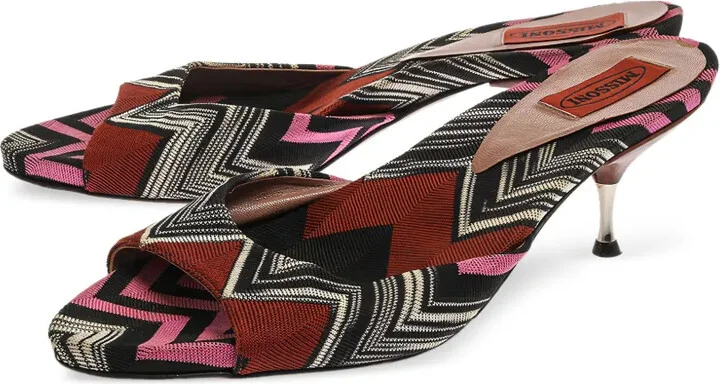 65 Mm Zig-Zag Pattern Sandals - Image 2