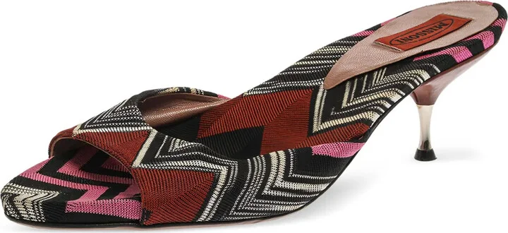65 Mm Zig-Zag Pattern Sandals