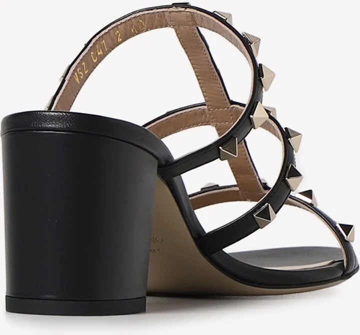 65 Rockstud Leather Mules - Image 2
