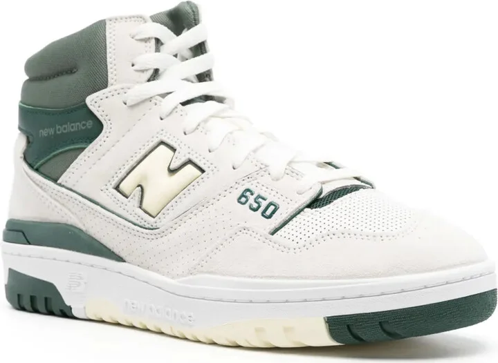 650 High-Top Leather Sneakers - Image 2