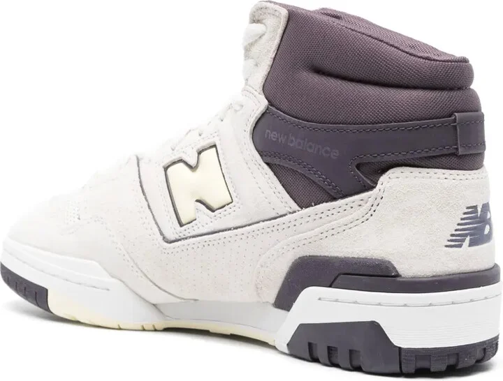 650 High-Top Leather Sneakers - Image 3