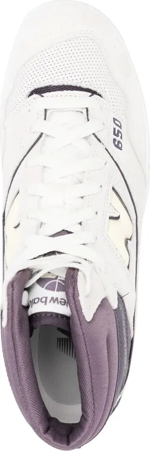 650 High-Top Leather Sneakers - Image 4