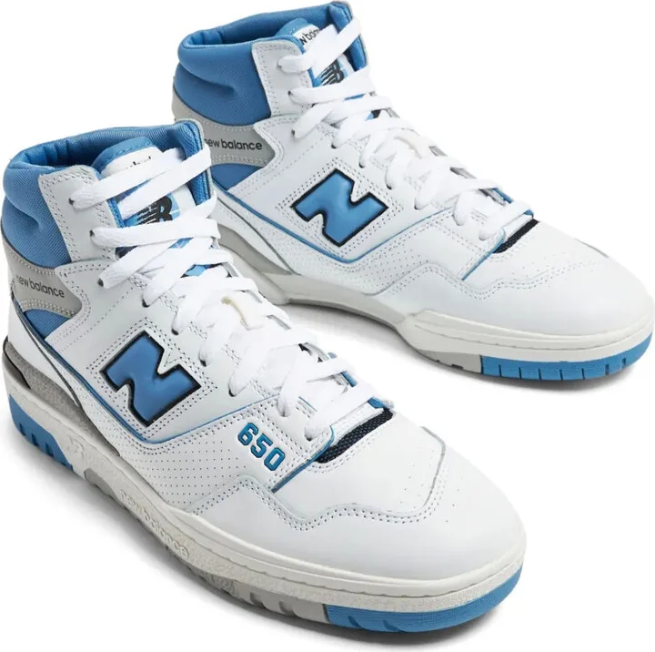 650 Leather Hi-Top Sneakers - Image 4