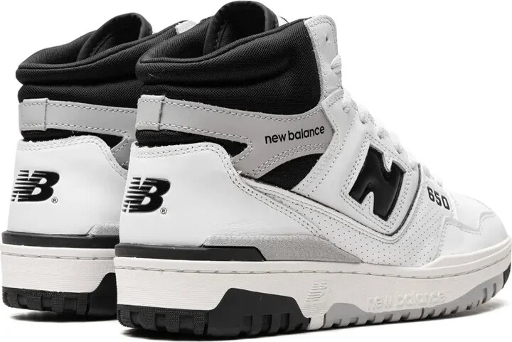 650 "White/Black" high-top sneakers - Image 3