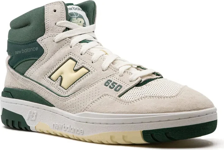 650R "Sea Salt/Nightwatch Green" high-top sneakers - Image 2