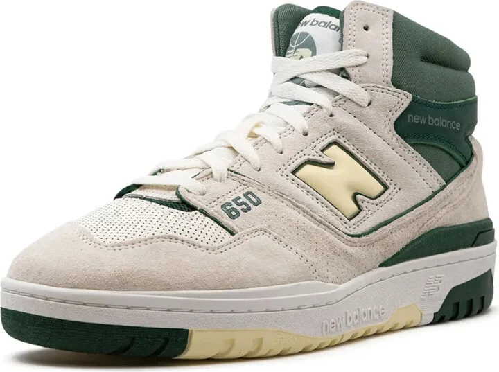 650R "Sea Salt/Nightwatch Green" high-top sneakers - Image 4