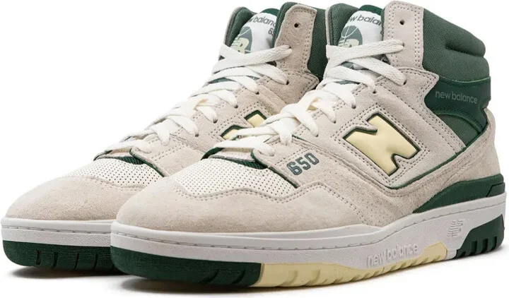 650R "Sea Salt/Nightwatch Green" high-top sneakers - Image 5