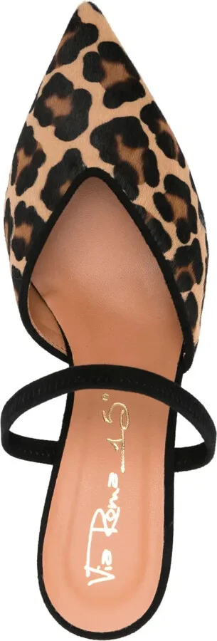 65mm Animal-Print Mules - Image 4