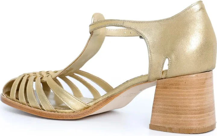 65mm Boheme metallic sandals - Image 3