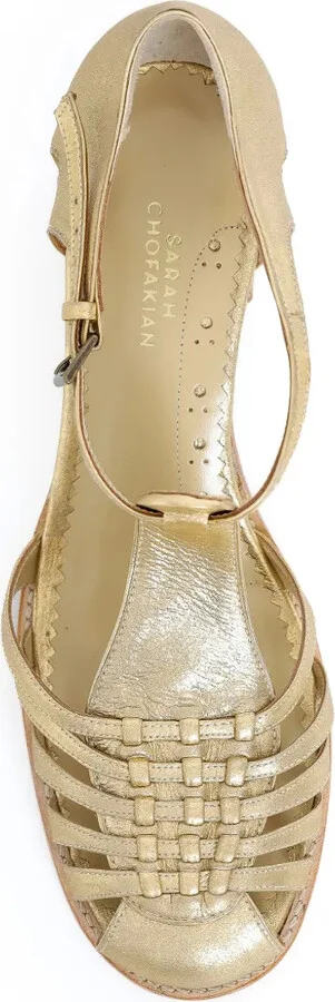 65mm Boheme metallic sandals - Image 4