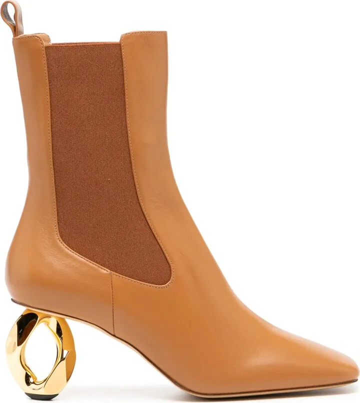 65mm Chain Heel Boots