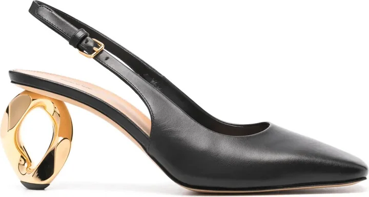 65mm Chain-Heel Pumps