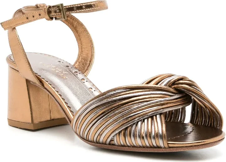65mm Colagem leather pumps - Image 2