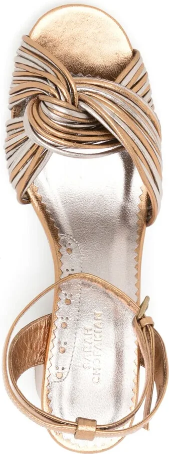 65mm Colagem leather pumps - Image 4