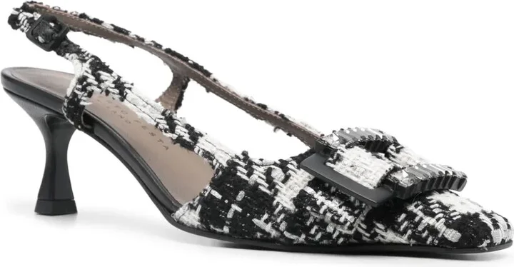 65mm Crystal-Buckle Pumps - Image 2