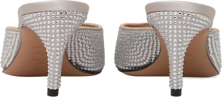 65mm Crystal-Embellished Peep-Toe Sandals - Image 3