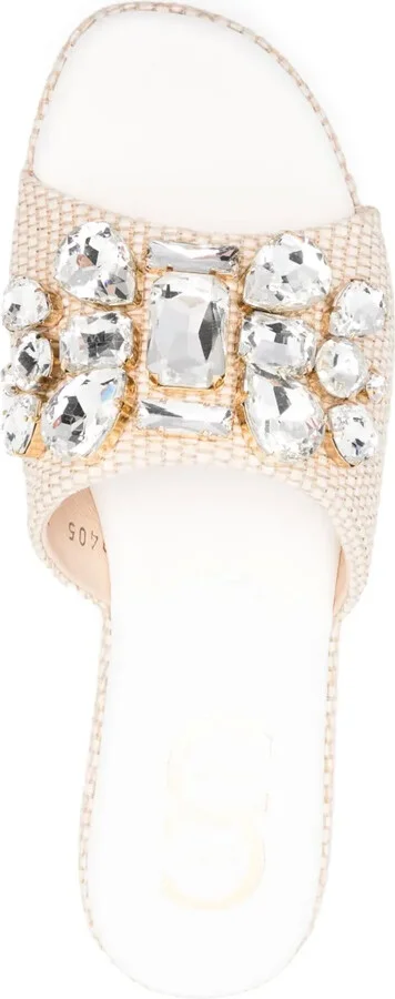 65mm Crystal-Embellished Sandals - Image 4