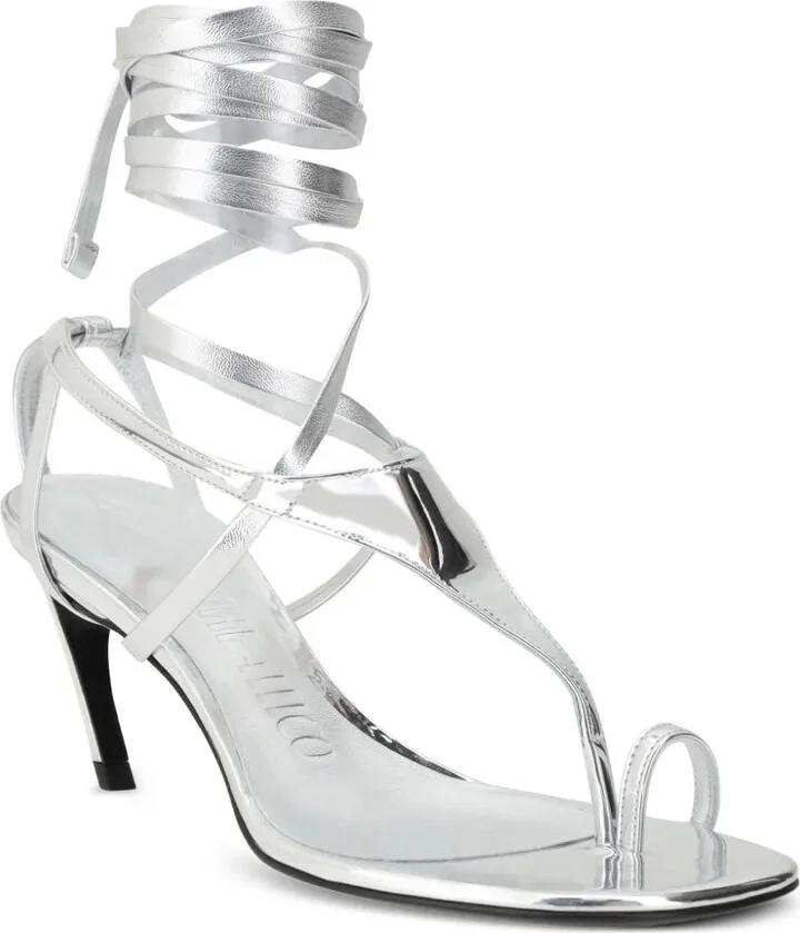 65mm Customizable Sculptural-Heel Sandals - Image 2