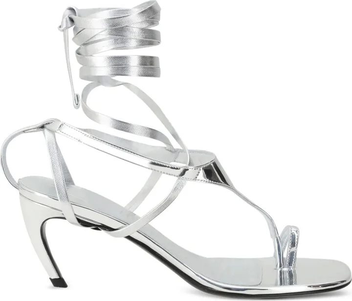 65mm Customizable Sculptural-Heel Sandals