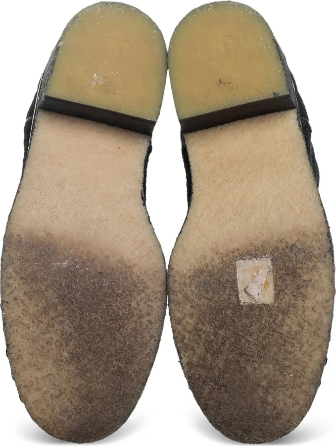 65mm Denim Combat Boots - Image 4